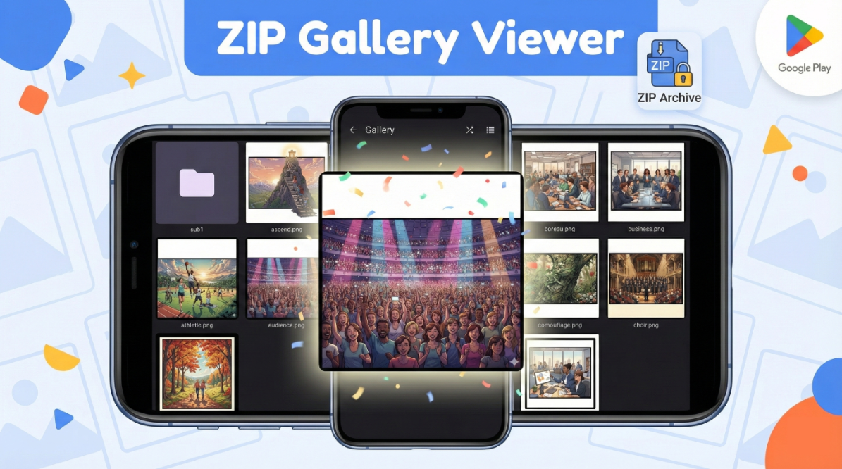 Android ZIP Gallery Viewer